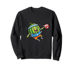 Watermelon Soccer Player Number 7 Sweatshirt - Unique Graphic for Adults
