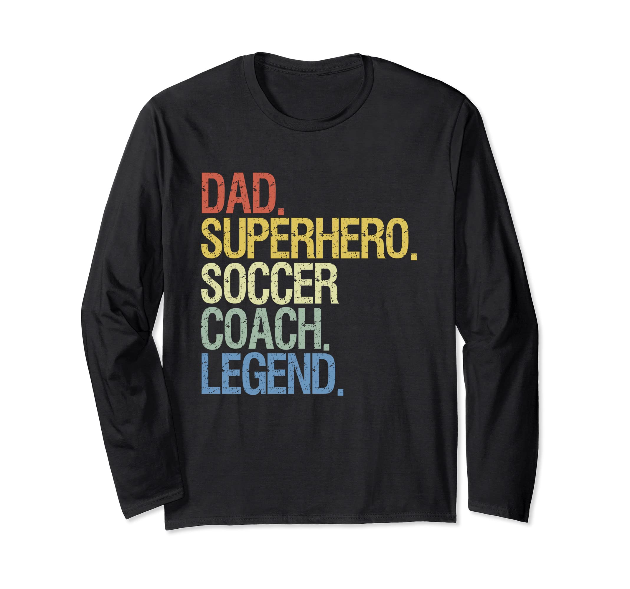 Dad Superhero Soccer Coach Legend Hoodie - Trendy Graphic Men Women