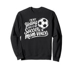 Goalkeeper Lover Mother Game This Sweatshirt - Minimalist Print for Adults