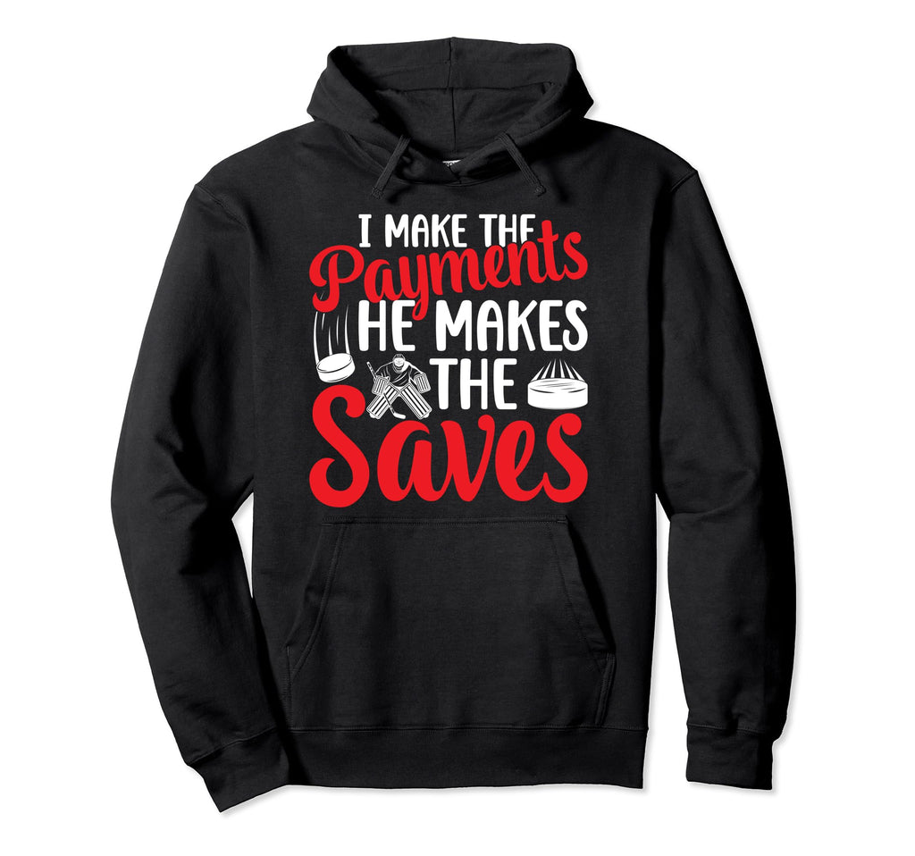 Ice Hockey Goalkeeper Mom Ice Hockey Hoodie - Aesthetic Graphic Unisex