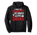 Ice Hockey Goalkeeper Mom Ice Hockey Hoodie - Aesthetic Graphic Unisex