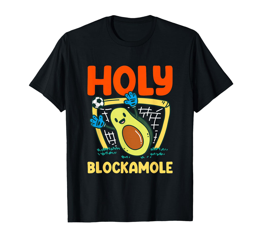 Holy Blockamole Soccer Goalkeeper T-Shirt - Trendy Graphic for Adults