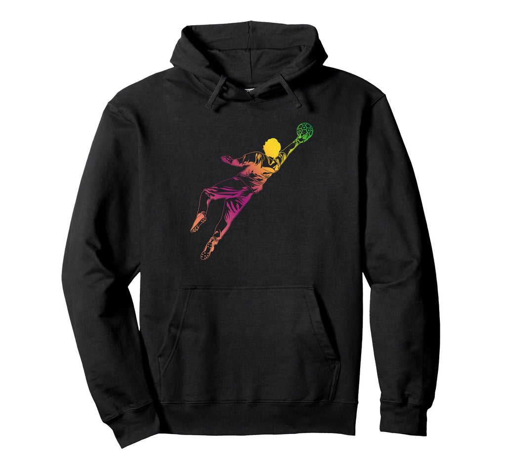Soccer Goalkeeper Sketch Soccer Trainer Hoodie - Streetwear Style Unisex