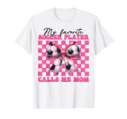 My Favorite Soccer Player Calls Me Mom Mama T-Shirt - Graphic Print Unisex
