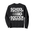 Funny Soccer Art Gag Soccer Player Sweatshirt - Unique Graphic Men Women
