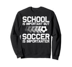 Funny Soccer Art Gag Soccer Player Sweatshirt - Unique Graphic Men Women