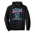 Soccer Team Outfit Players Fans Hoodie - Fun Novelty Design for Adults
