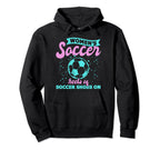 Soccer Team Outfit Players Fans Hoodie - Fun Novelty Design for Adults