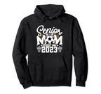Leopard Senior Mom Class 2023 Senior Hoodie - Unique Graphic for Adults