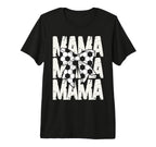 Soccer Mama Coquette Bow Sports Mom T-Shirt - Graphic Print for Adults