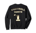 French Football Aunt Sweatshirt - Unique Graphic Unisex