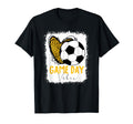 Soccer Game Day Vibes Leopard Soccer T-Shirt - Minimalist Print for Adults