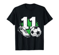11Th Birthday Soccer Player Football T-Shirt - Novelty Apparel for Adults