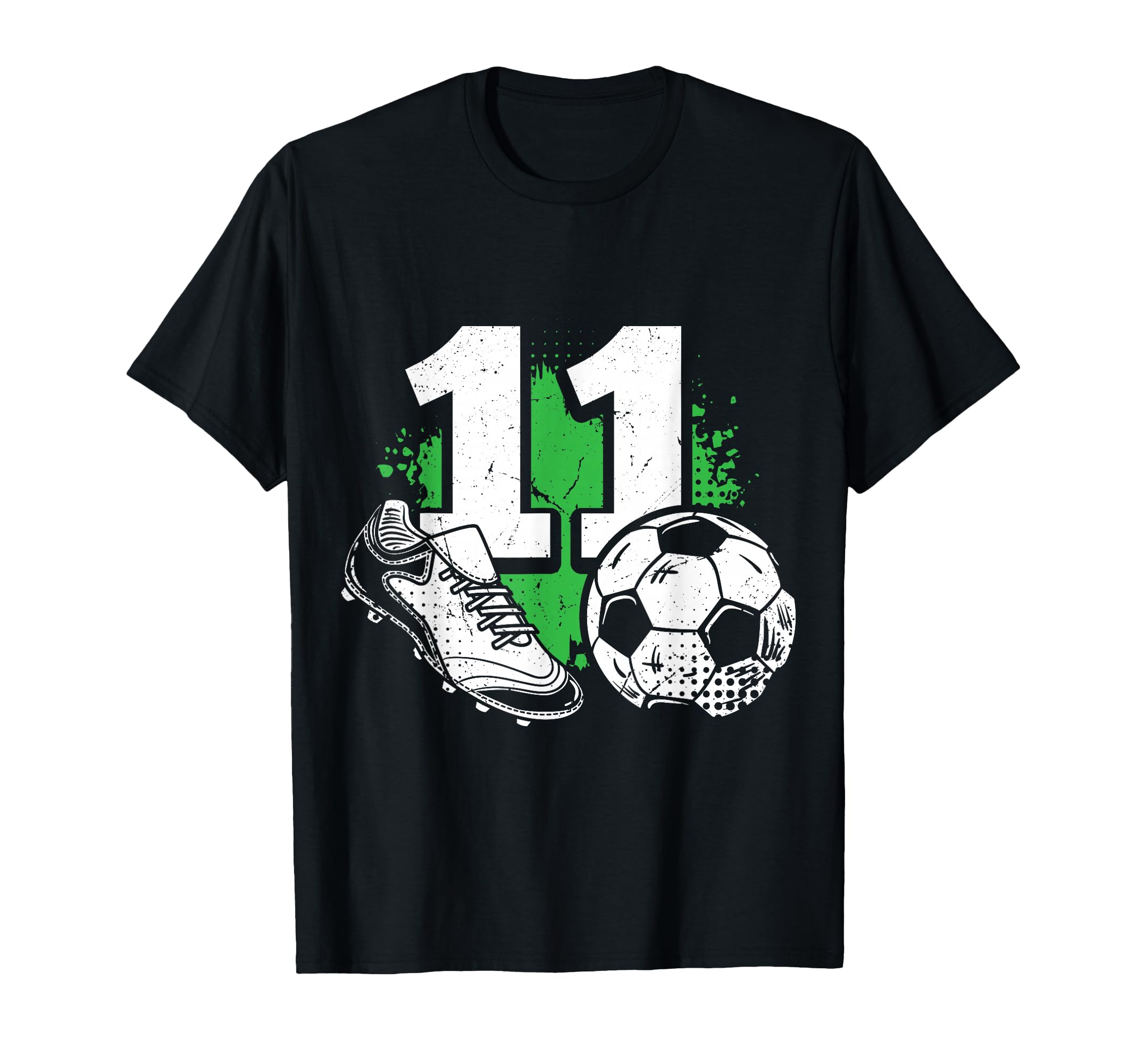 11Th Birthday Soccer Player Football T-Shirt - Novelty Apparel for Adults