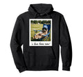Funny Soccer Mom Raccoon I Live Here Hoodie - Minimalist Print Men Women