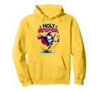 Easter Holy Striker Funny Jesus Soccer Meme Hoodie - Graphic Print Unisex