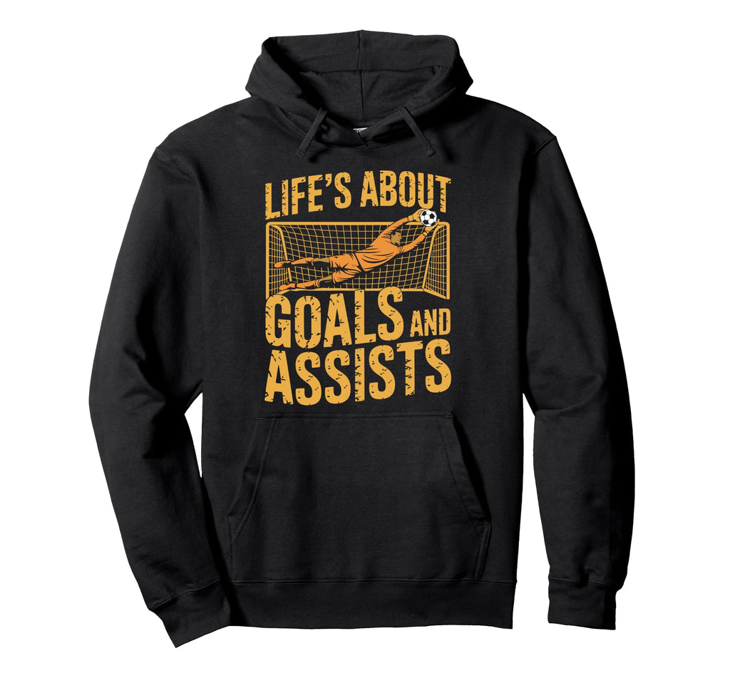 Goal Keeper And Goal Keeper Life About Hoodie - Trendy Graphic Unisex