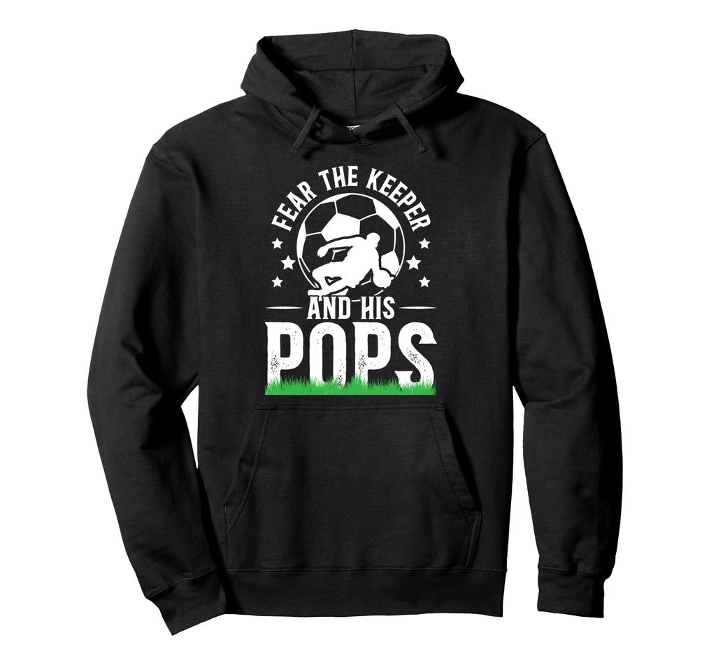 Fear Soccer Keeper Pops Soccer Goalie Hoodie - Minimalist Print Unisex