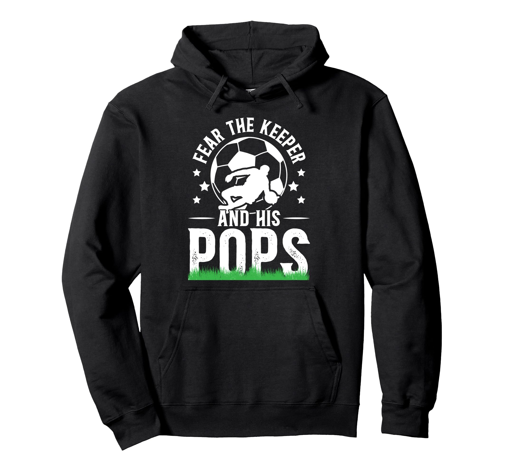 Fear Soccer Keeper Pops Soccer Goalie Hoodie - Minimalist Print Unisex