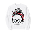Soccer Bandana Sunglasses Mom Life Sweatshirt - Trendy Graphic Men Women