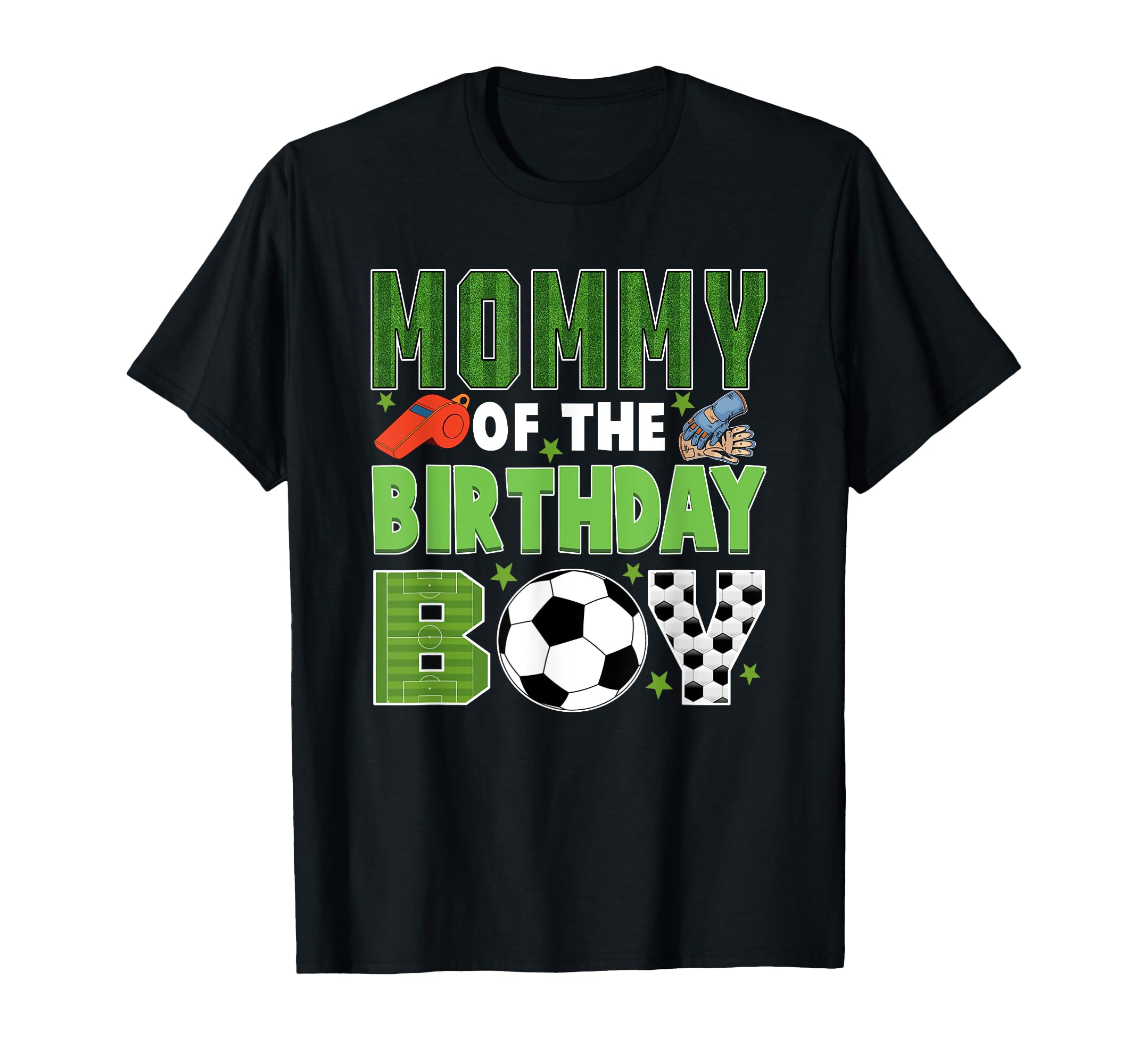 Mommy Birthday Soccer Group Family T-Shirt - Graphic Print Men Women