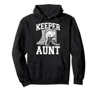 Ice Hockey Keeper Aunt Hockey Goalie Hoodie - Unique Graphic Men Women