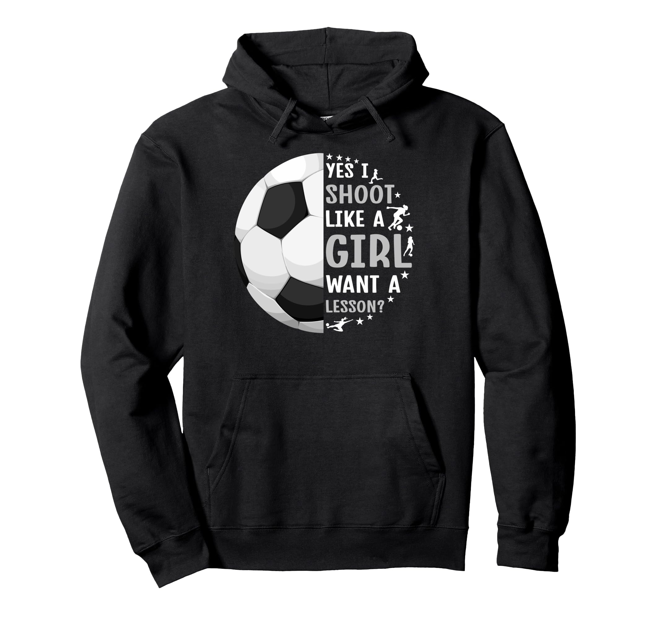 I Shoot Like Want Lesson Soccer Hoodie - Custom Art Print Men Women