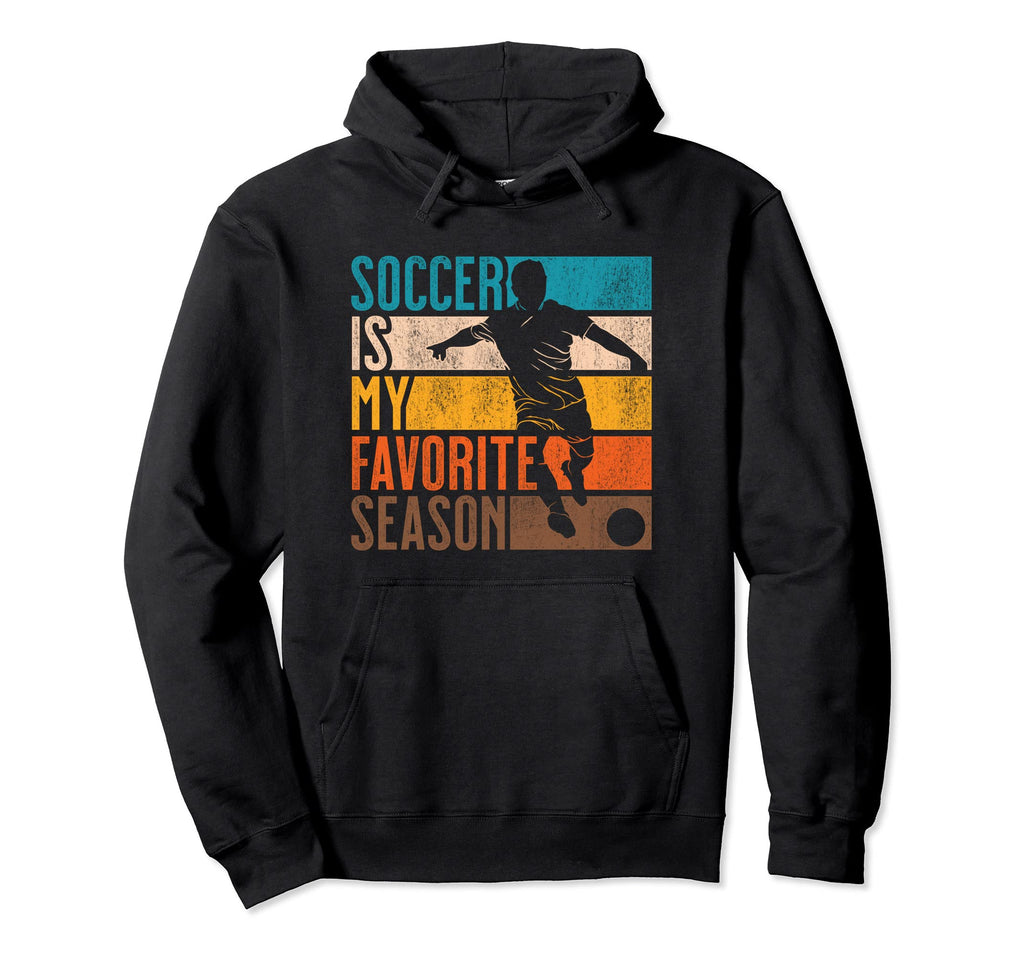 Distressed Soccer Is My Favorite Hoodie - Casual Everyday Wear Unisex