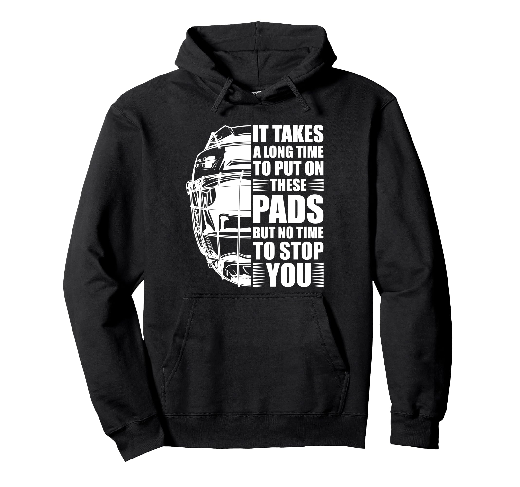 Field Hockey Goalie Field Hockey Goal Hoodie - Minimalist Print for Adults