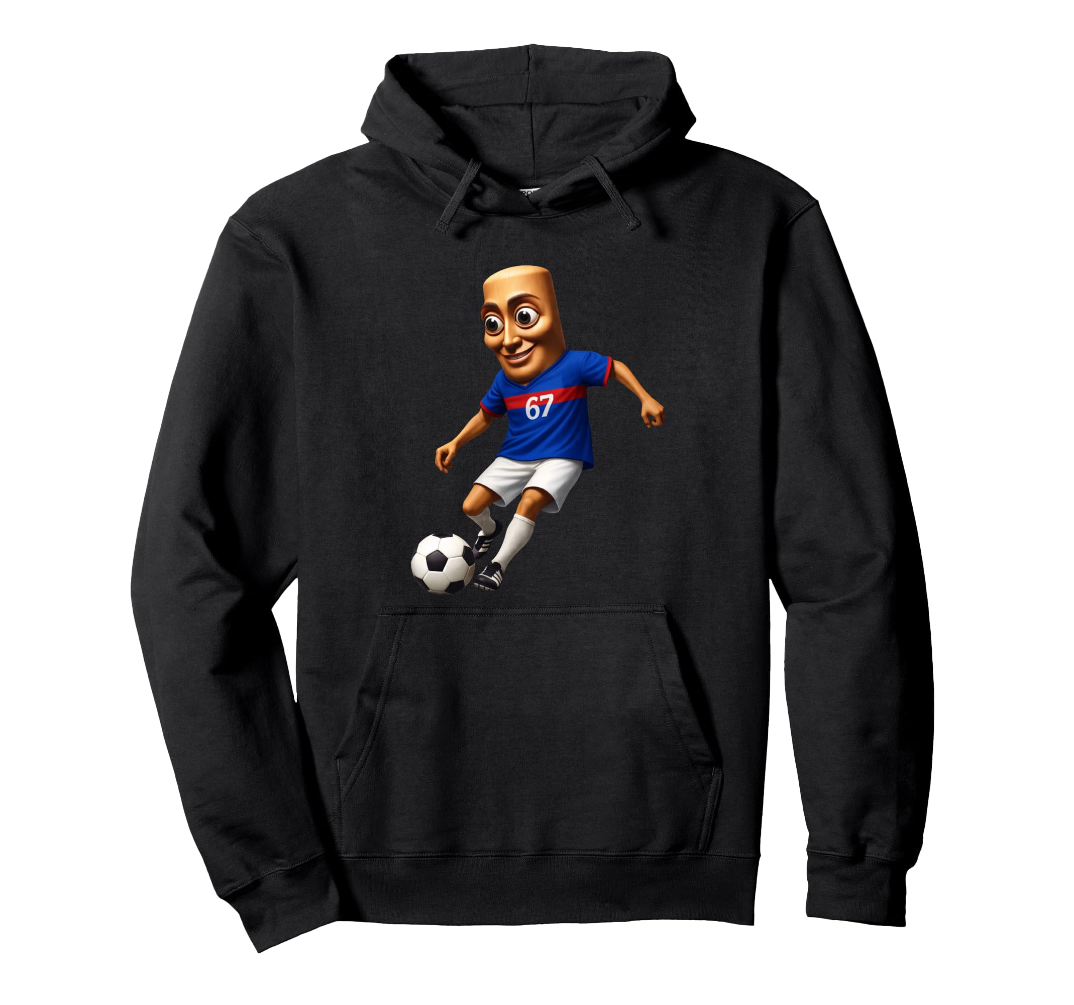 Soccer Number 67 Forward Tung Sahur Hoodie - Novelty Apparel Men Women