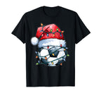 Santa Sports Soccer Player T-Shirt - Graphic Print Unisex