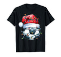 Soccer Funny Holiday Soccer Santa Hat T-Shirt - Fun Novelty Design Unisex