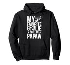 My Favorite Soccer Goalie Papaw Soccer Hoodie - Graphic Print for Adults