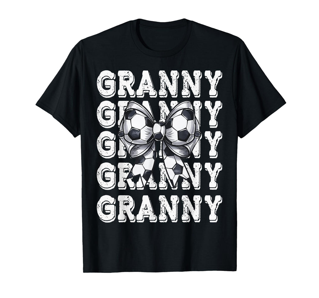 Coquette Soccer Granny Matching Family T-Shirt - Unique Graphic Men Women