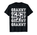 Coquette Soccer Granny Matching Family T-Shirt - Unique Graphic Men Women
