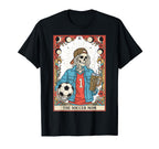 Soccer Mom Tarot Card Skeleton Soccer T-Shirt - Custom Art Print Men Women