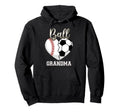 Ball Grandma Baseball Soccer Heart Hoodie - Aesthetic Graphic Unisex