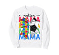 Autism Mama Autism Awareness Coquette Sweatshirt - Streetwear Style Unisex