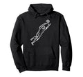 Soccer Goalkeeper Drawing Ball Sport Hoodie - Graphic Print Unisex