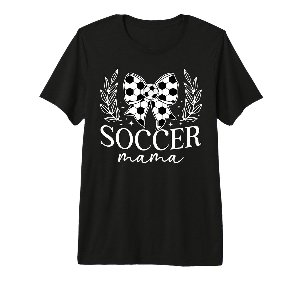 Soccer Mama Coquette Soccer Mom Soccer T-Shirt - Streetwear Style Unisex