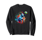 Goat Soccer Champion Player Ball Team Sweatshirt - Streetwear Style Unisex