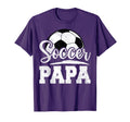 Soccer Papa Soccer Player Game Day T-Shirt - Novelty Apparel for Adults