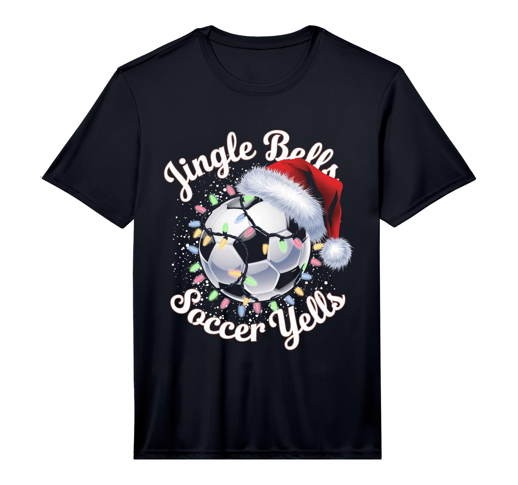 Jingle Bells Soccer Yells Funny Soccer T-Shirt - Novelty Apparel Men Women