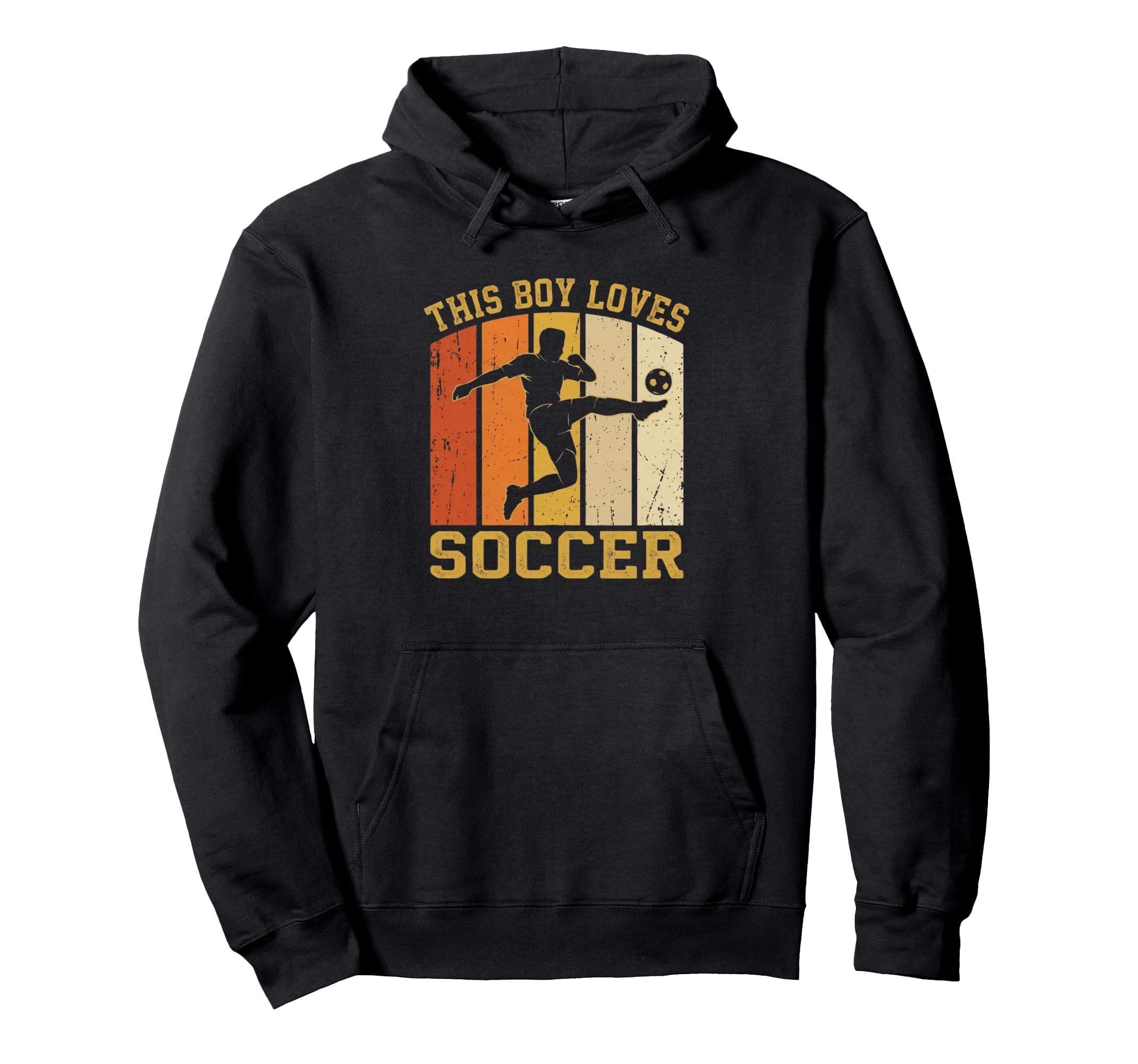 This Loves Soccer Player Kick Hoodie - Trendy Graphic Unisex