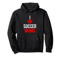 I Love Soccer Moms Soccer Football Player Hoodie - Custom Art Print Unisex