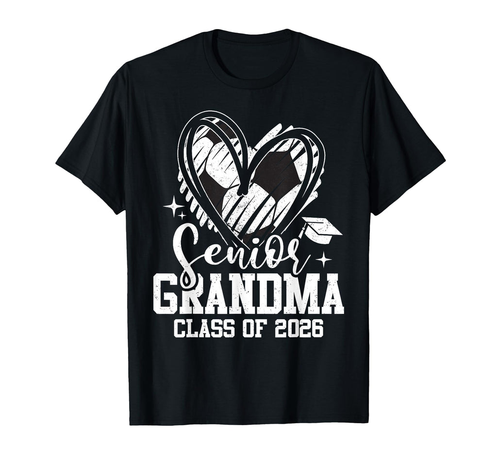 Senior Grandma Class 2026 Soccer T-Shirt - Unique Graphic Men Women