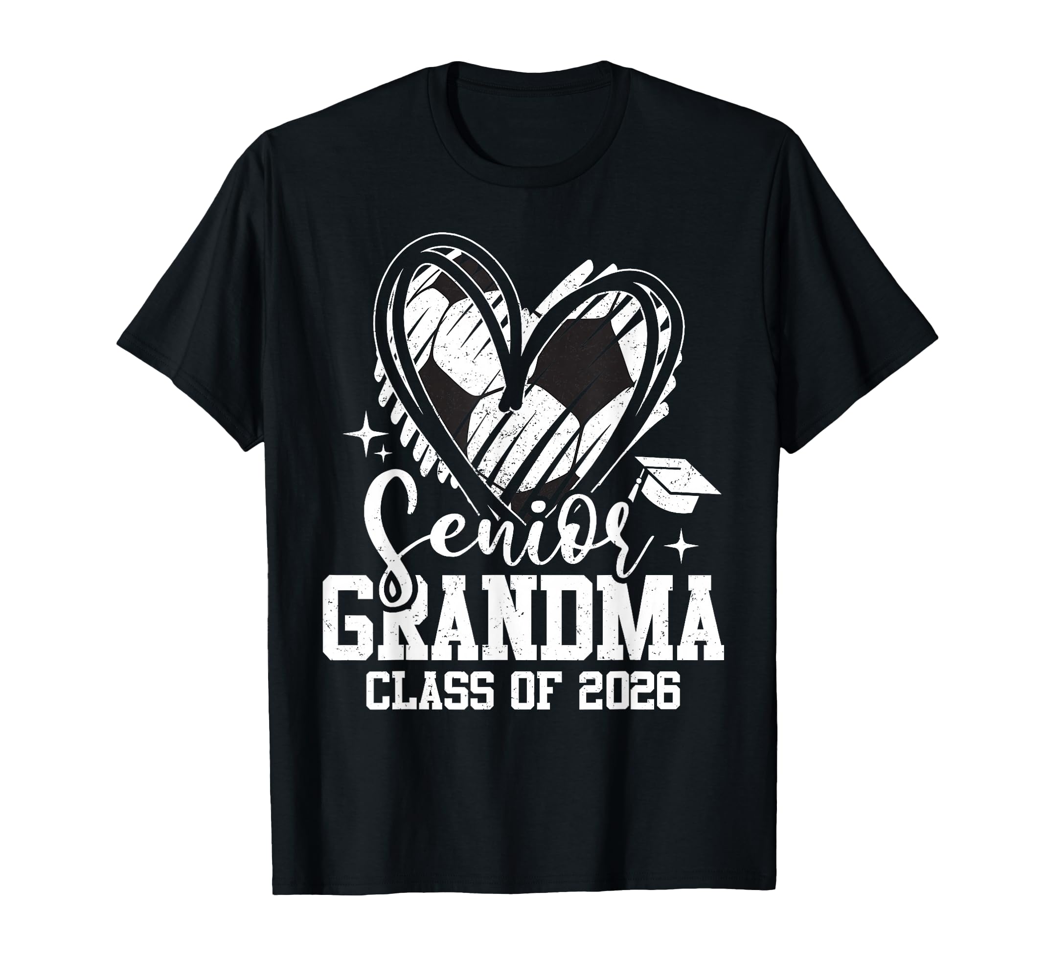 Senior Grandma Class 2026 Soccer T-Shirt - Unique Graphic Men Women