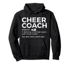 Funny Cheer Coach Definition Best Hoodie - Custom Art Print Men Women