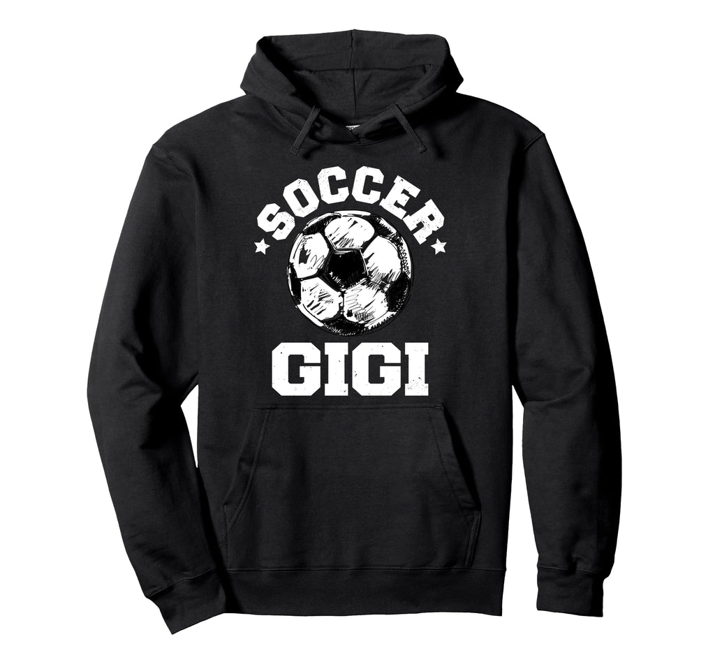Soccer Gigi Soccer Ball Distressed Hoodie - Fun Novelty Design for Adults
