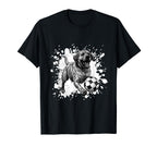 Mastiff Dog Playing Soccer Sports T-Shirt - Novelty Apparel for Adults